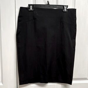 Sears Simply Styled Black Bi Stretch Pencil Skirt Size 12 NWT